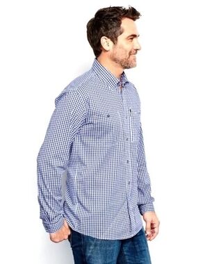 Orvis Mens Long Sleeve Button Down Shirt Size Medium
